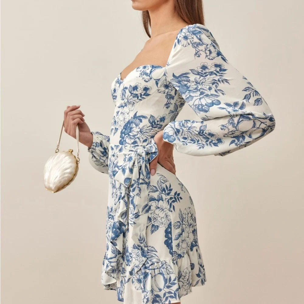 Reformation Cammi Dress Corsica - Picture 4 of 9